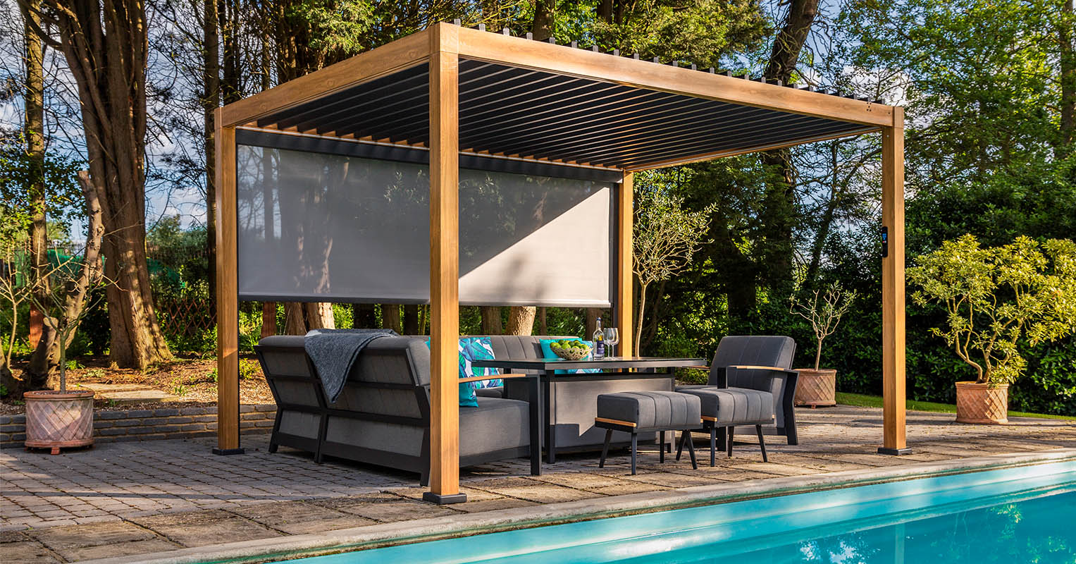 Premier Charlotte Solar Powered Auto Pergola